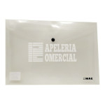 SOBRES DE PLASTICO T.CARTA TRANSPARENTE C/BROCHE HORIZONTAL