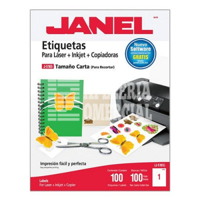 ETIQUETAS AUTOADHERIBLES T. CARTA C/100 JANEL