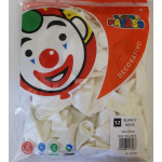 GLOBOS BOLSA C/50 # 12 COLOR BLANCO