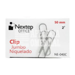 CLIP NIQUELADO JUMBO C/100
