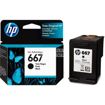 HP-3YM79A TINTA PARA IMPRESORA HP 667 NEGRO