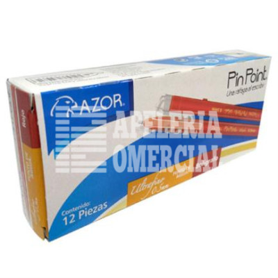 BOLIGRAFO AZOR PIN POINT 0.5 ULTRAFINO C/ROJO