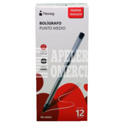 BOLIGRAFO NEXTEP P/MEDIO 1.0 COLOR NEGRO