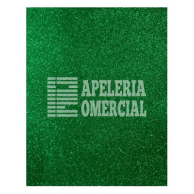 MERCERIA FOMY CON DIAMANTINA 55 X 43 CMS. C. VERDE BANDERA