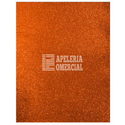 MERCERIA FOMY CON DIAMANTINA 55 X 43 CMS. C. NARANJA