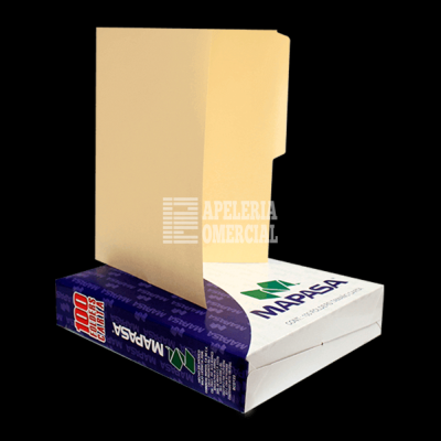 FOLDER T.CARTA COLOR CREMA C/100 MARCA MAPASA
